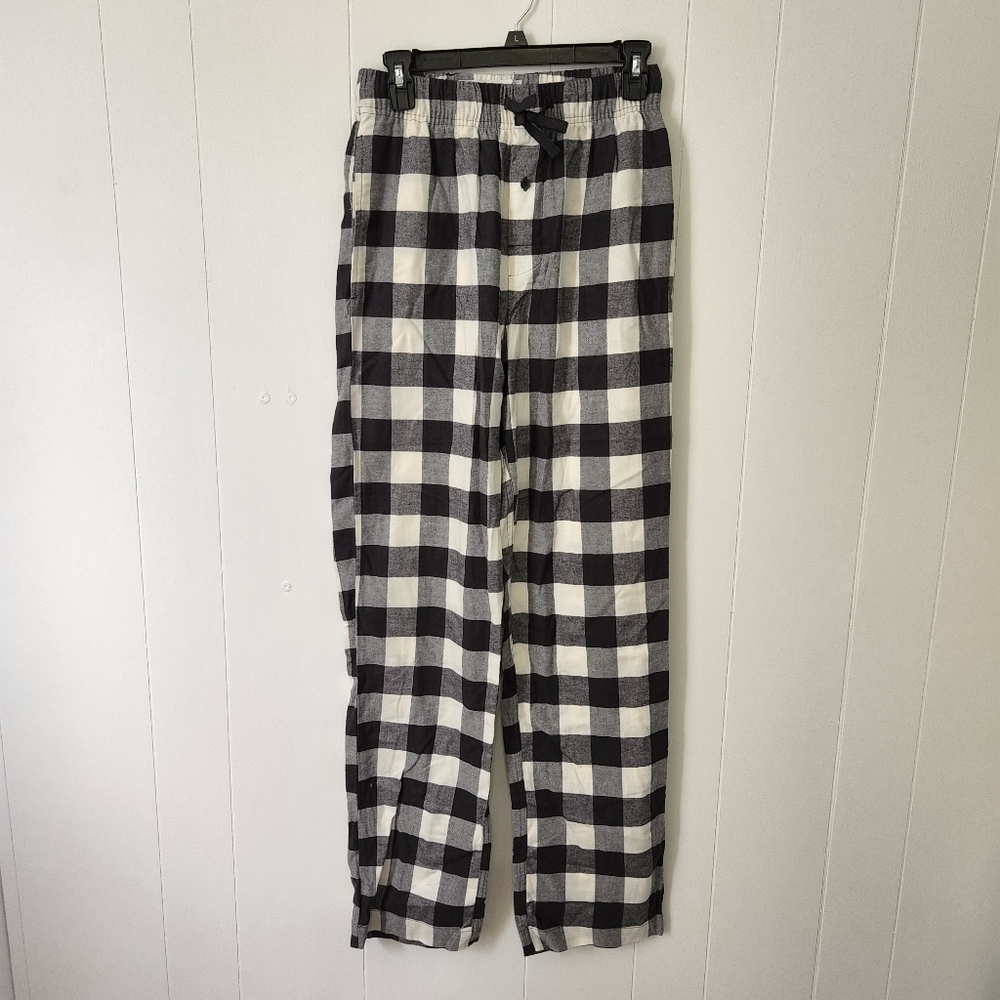Goodfellow men's black white checkered pajama pants